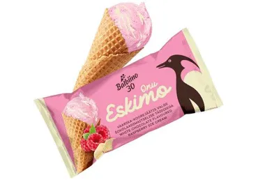 Jäätis vaarika-valge šok.ONU ESKIMO 84g