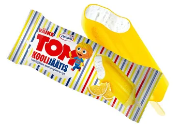 Jäätis VÄIKE TOM apelsin.glasuuris, 60g