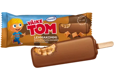 Jäätis VÄIKE TOM lehmakommimaits.,60g