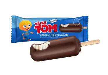 Jäätis VÄIKE TOM vanillimaits., 60g