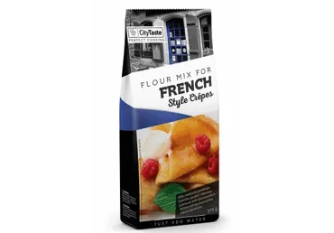 Miltu maisījums CITY TASTE Franču pankūkas 375g
