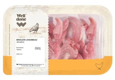 Jahut.broileri lihasmagu WELL DONE,400g