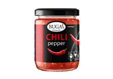 Jahvatatud tšillipipra pasta BUGA'S 160g