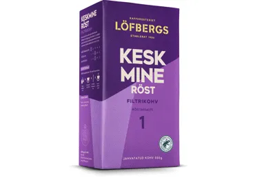Jahv.kohv LÖFBERGS keskmine röst 500g