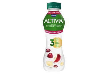 Dzeramais jogurts ACTIVIA ķiršu ābolu banānu 270g