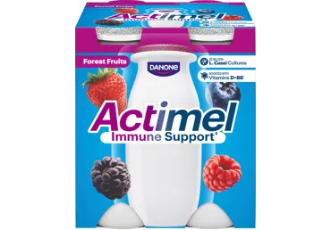 Jogurta dzēriens Actimel meža ogu 4x100g, Danone