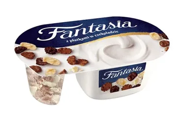 Jogurt FANTASIA šokolaaditähekest.,102g