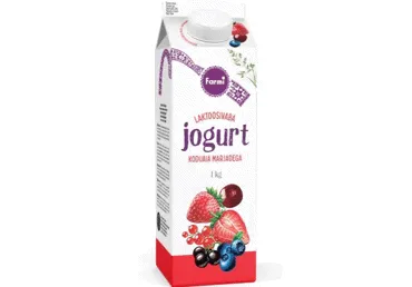 Jogurt koduaia marj. lakt.vaba FARMI 1kg