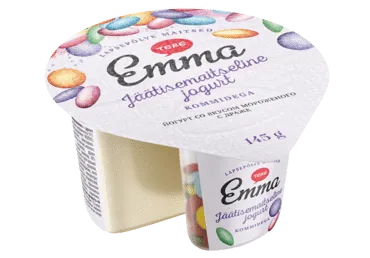 Jogurt TERE Emma jäätisem.kommidega,145g