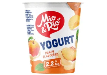 Jogurt virsiku MIO RIO, 400g