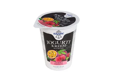 Jogurtikreem vaarika-passioni, SAARE, 400 g