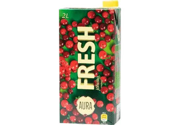 Jõhvikamahlajook AURA Fresh 2L