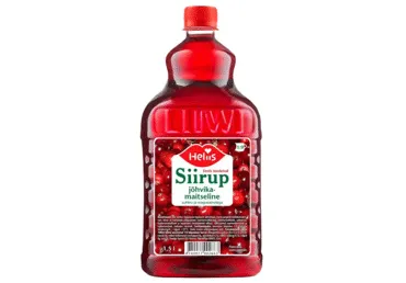 Siirup jõhvikamaitseline, HELIIS, 1,5 L