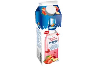 Dzeramais jogurts ALMA zemeņu-nektarīnu 900g