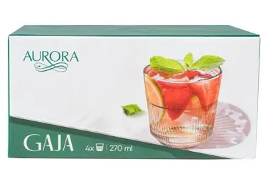 Joogiklaasid AURORA Gaja 260ml 4tk