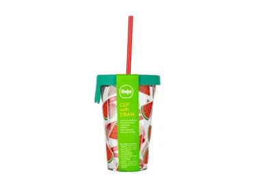 Joogipudel kõrrega ILAJA 450ml