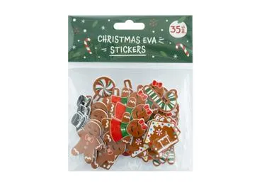 Ziemassvētku uzlīmes 35gab.