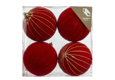 Plastmasas Ziemassvētku eglītes rotājumi 4gab.2kr.8cm