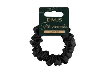 Juuksekumm DIVUS siidist mini must