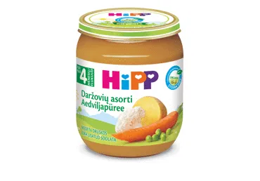 Juurviljapüree HIPP BIO 125g 4k