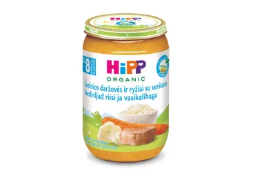 Juurvil.püree vasikalih. HIPP BIO220g 8k