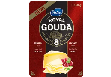 Juust Royal Gouda VALIO Black viil.,150g