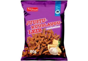 Juust.küüslaugumaits.leib BALSNACK 80g