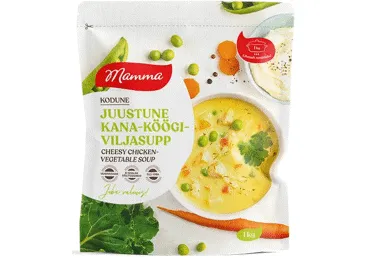 Juustune kana-köögiviljasupp MAMMA 1kg