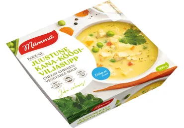 Juustune kana-köögiviljasupp MAMMA, 300g