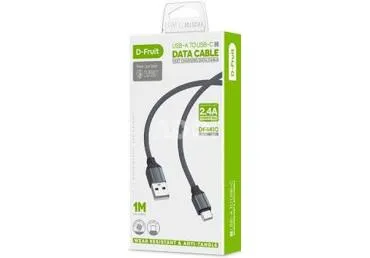 Kaabel D-FRUIT USB-A/C,1m, DF441C