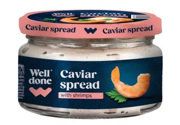 Smēriņš ar garneļu garšu WELL DONE 160g