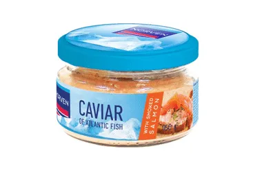 Kaaviarimääre suitsulõhega NORVEN, 160g
