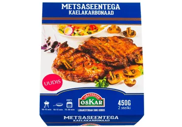 Kaelakarbonaad metsaseentega, OSKAR, 450 g