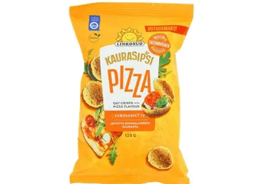 Kaerakrõpsud pizzamaitse LINKOSUO 120g