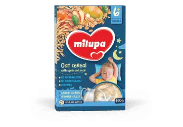 Kaerapuder MILUPA õun.pirnidega, 250g 6+