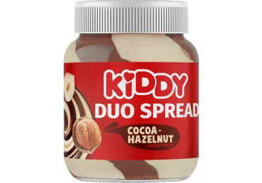 Kakao pähkl.kreem KIDDY Duo 350g