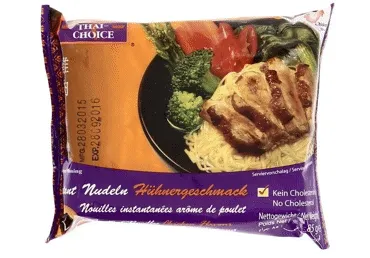 Ātri pagatavojamas nūdeles THAI CHOICE ar vistas garšu 85g