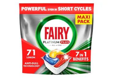 Kapslid FAIRY Platinum+ Lemon 71tk