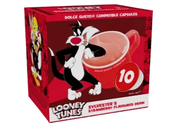 Kapslid LOONEY TUNES maasika 10x13g