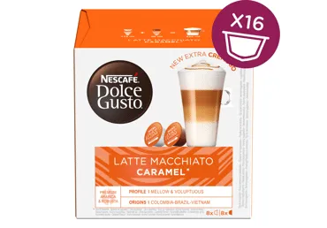 Kafijas kapsulas DOLCE GUSTO Latte Caramel 145,6g