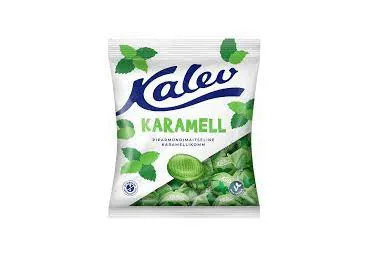 Piparmündimaitseline karamell, KALEV, 120 g