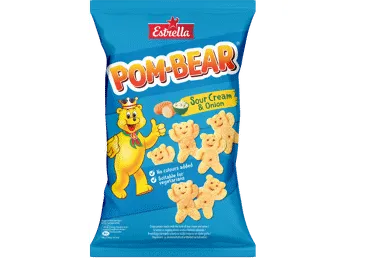 Kart.snäkk hap.-sib.Pom Bear ESTRELLA65g