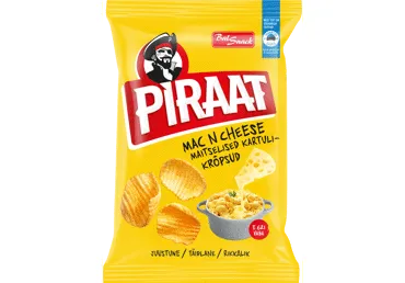Kartulikrõpsud Mac and cheese PIRAAT150g