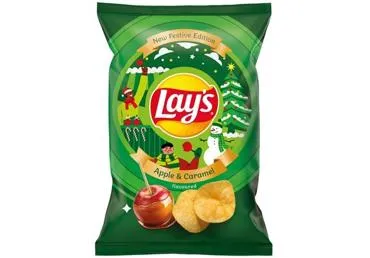 Čipsi Lays ar ābolu, karameļu garšu 130g