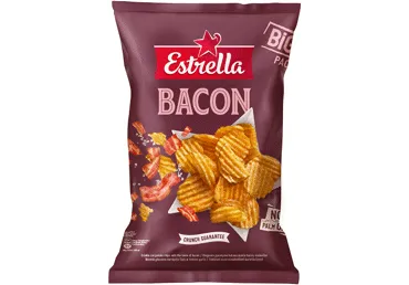 Čipsi Estrella ar bekona garšu 180g