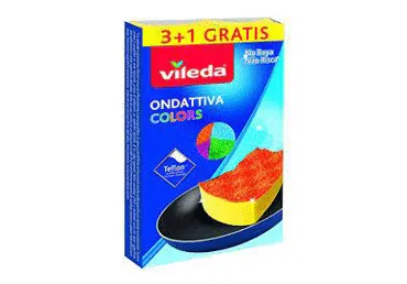 Käsn VILEDA Pur Active Colors 4tk