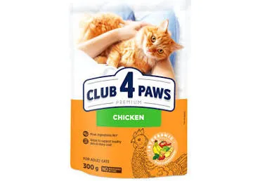 Kassi kuivtoit CLUB 4 PAWS kana 300g