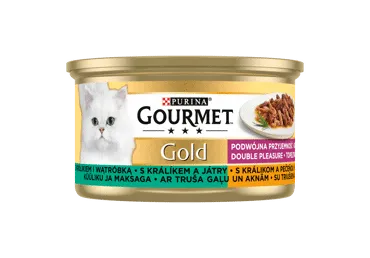 Kassikons.GOURMET GOLD küülik.-maks.85g