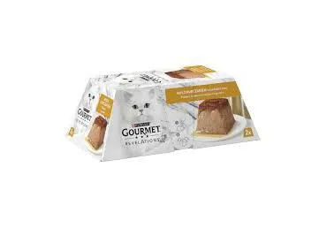 Kaķu barība ar  vistas gaļu GOURMET REVELATIONS 2x57g