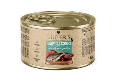 Kassisööt LUGER’S forell-sardiinid 185g
